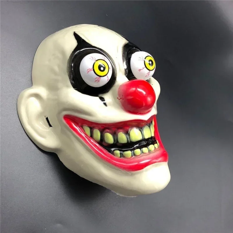 Halloween Clown Mask Scary Clown Horror Mask Cosplay Helmet Party Costume Mask Props Party Decoration Vampire Mask Masquerade