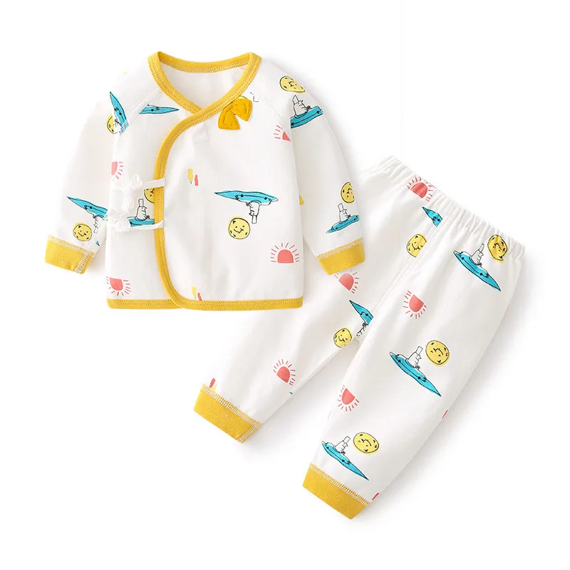 

Newborn baby boneless underwear set spring autumn Infant clothing set baby clothes newborn monk clothes
