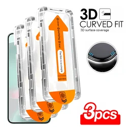 Ultra Clear Tempered Glass Screen Protector - Full Coverage, Easy Installation, Bubble - Free Film - Galaxy A37