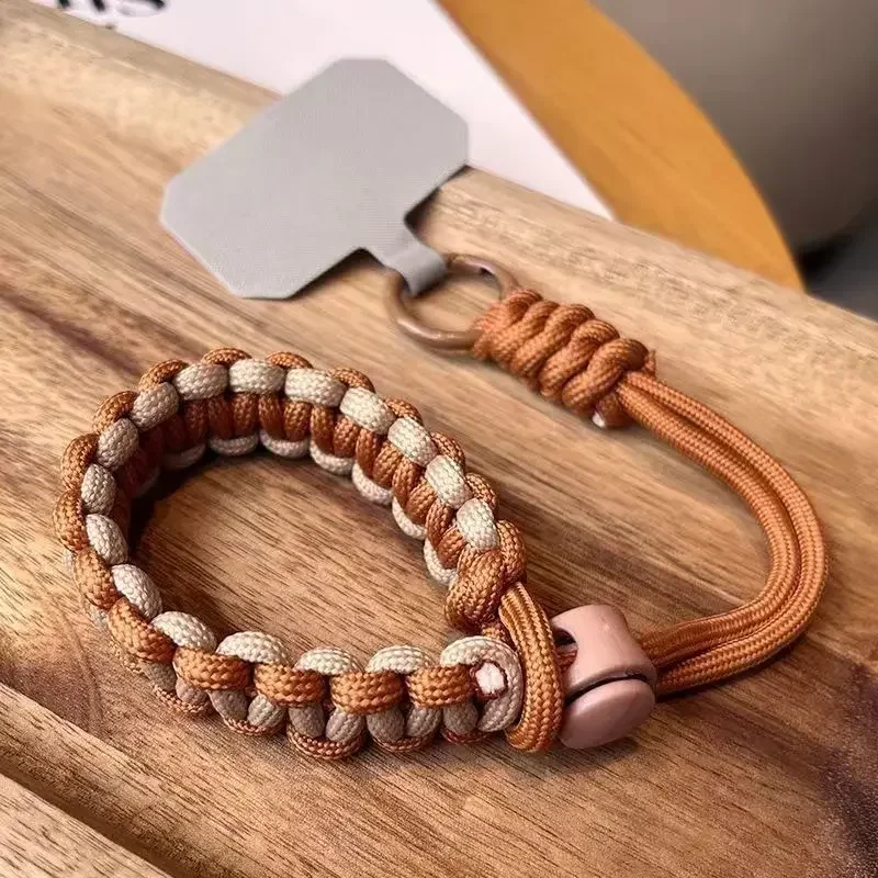 Chic Anti-Loss Mobile Wrist Strap with Fashionable Pendant