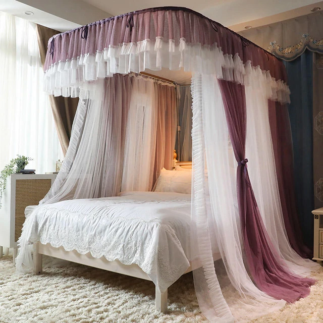 Mosquito Net Bed Cover Indoor Bedmosquito Net Outdoor Travel Net Quick And  Easy Installation, Suitable For 1.5*2.1m Bed