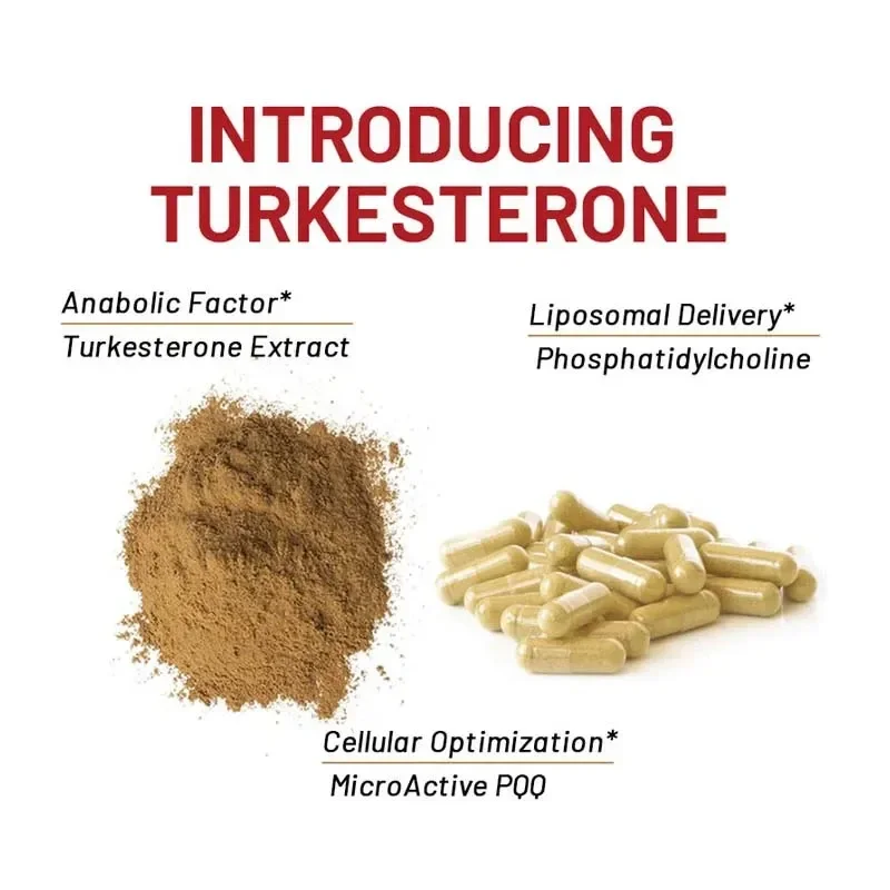 Turkesterone Capsules+Ecdysterone Capsules 2 Bottle