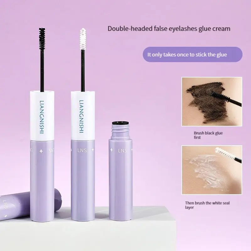 Double Headed Eyelash Glue Does Not Stimulate Eyelash Base Is Waterproof Gentle and Quick to Dry Not Easy To Peel Off And Easy T