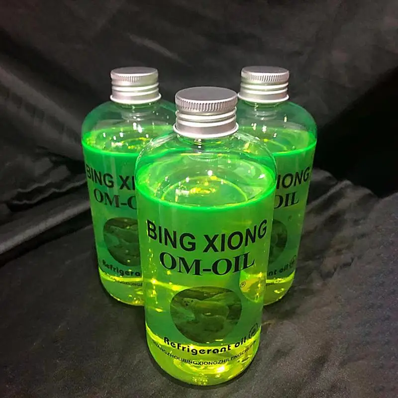 1pc 500ml Car Air Conditioner Leak Fluorescent Agent Leak Detection Oil Eco-Friendly AC Refrigerant Oil Agent For Leak Detection