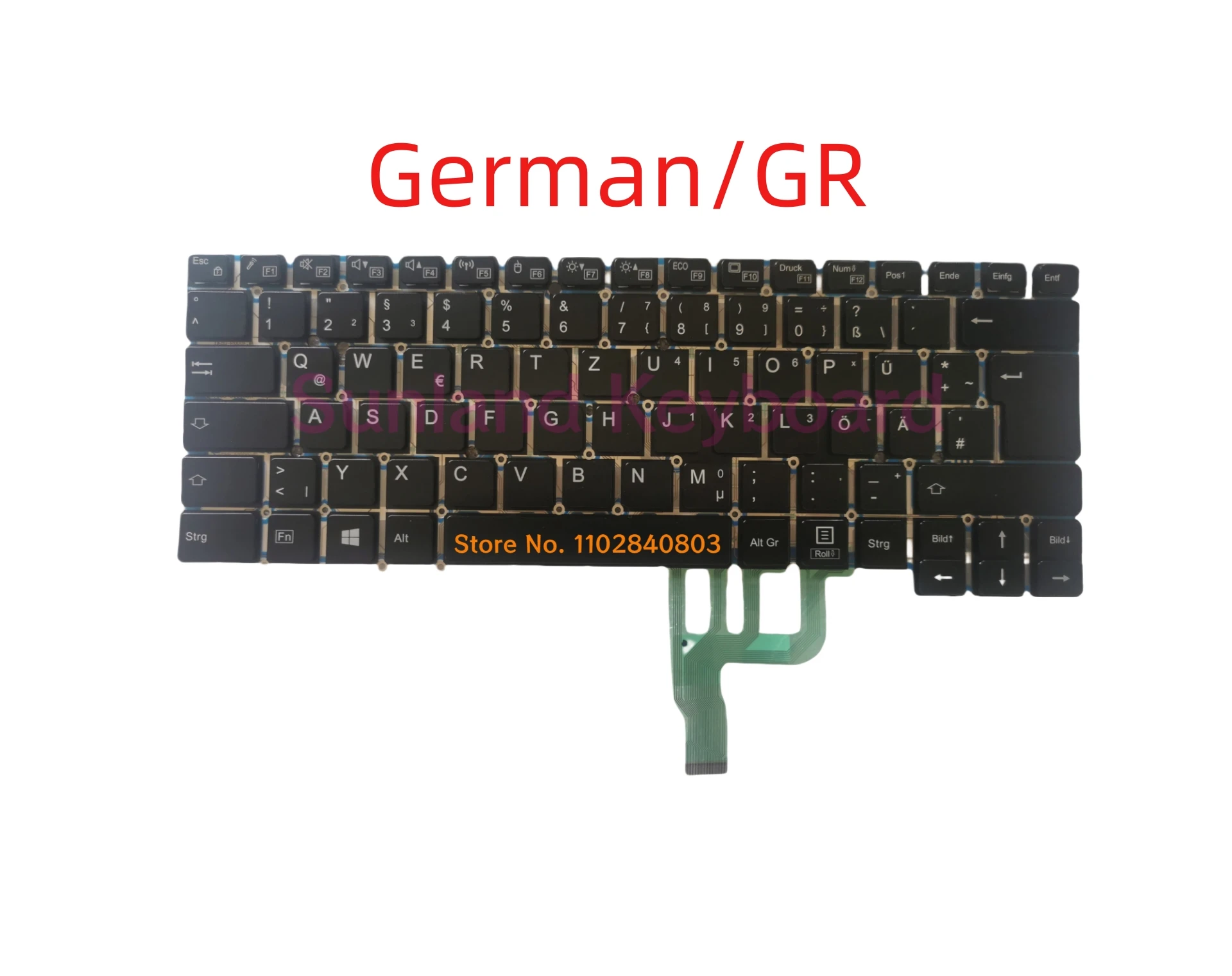 New Big Enter US German GR DE Laptop Keyboard For Fujitsu LifeBook U937 U938 FUTRO MU937 NC05007-B110 Black Without Backlit