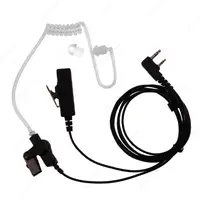 2 Pin PTT MIC Headset Covert Acoustic Tube In-ear Earpiece Headset For Kenwood For Baofeng UV-5R Two Way Radio Accessories ﻿ - Image 4