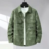 Bamboo Leaf Printed Jacket Men 12XL Plus Size Cargo Jacket Coat Male Fashion Casual Spring Autumn Jackets Big Size 12XL 2