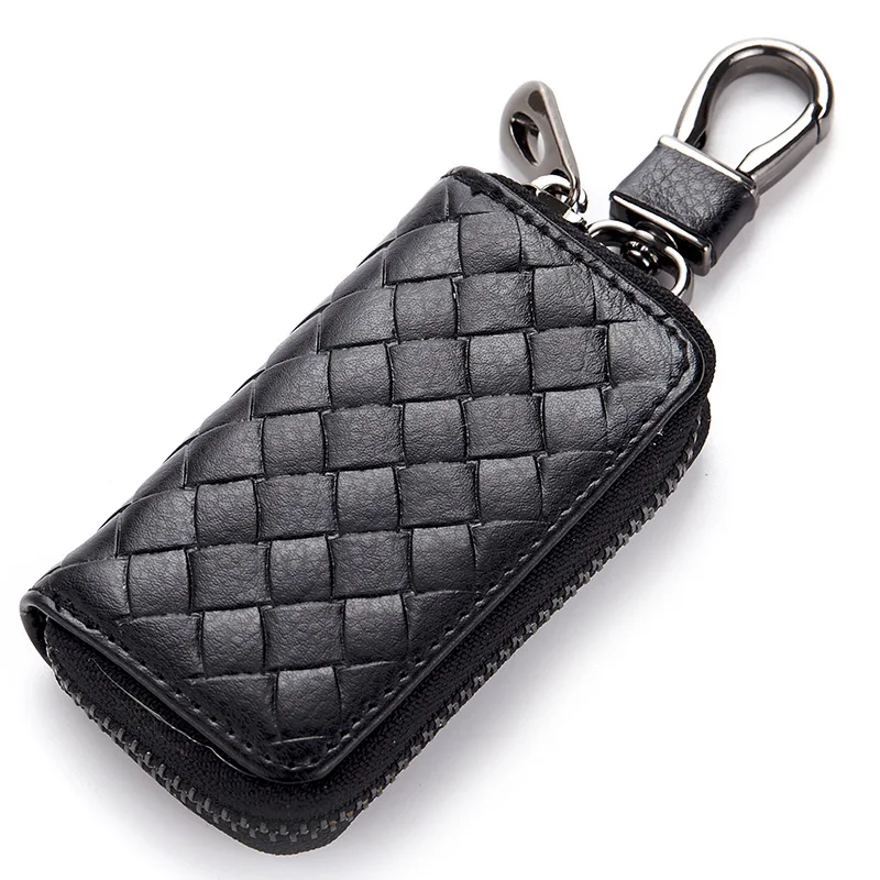 Men's And Women's General Car Key Bag Leather Coin Pouch Keychain Organizer  Key Holders Knitting Wallet Designer Pouch - Key Wallets - AliExpress