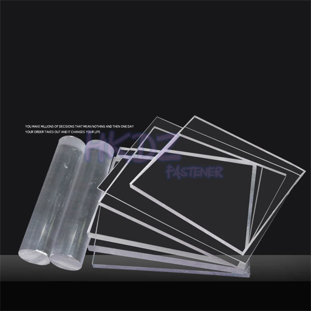 Panneau acrylique transparent en plexiglas, feuille de plastique organique,  traitement personnalisé, plaque en plastique faite à la main bricolage, 1  PC, 1mm, 2mm, 3mm, 4mm, 5mm, 6mm, 8mm, 10mm - AliExpress