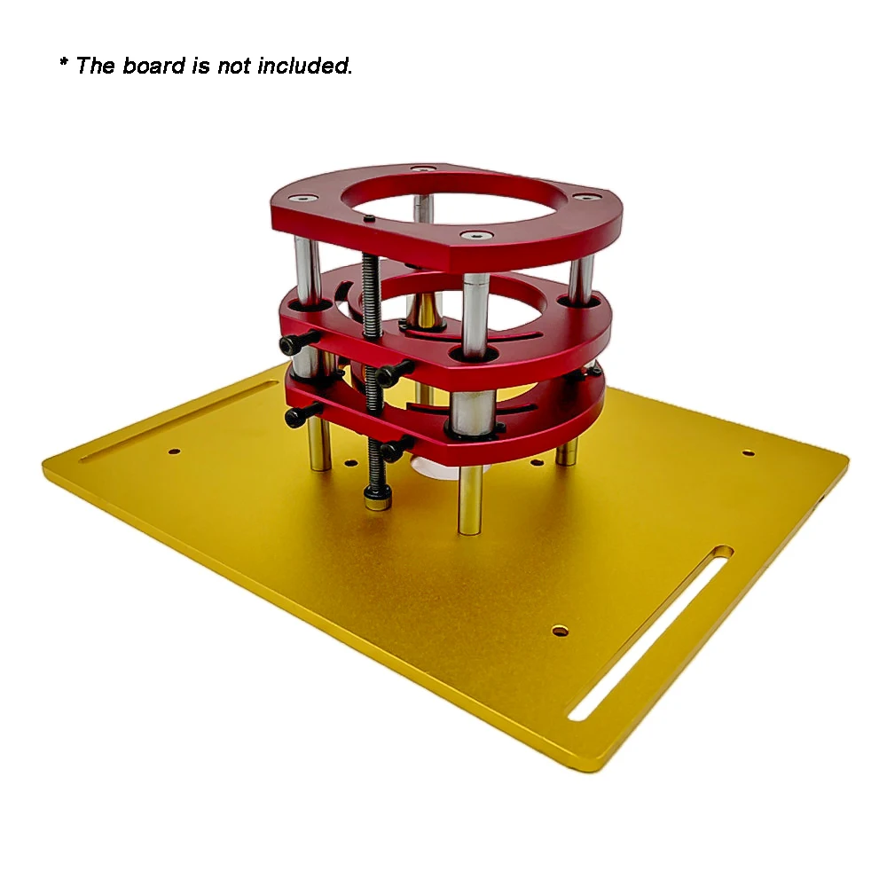  Elevador de enrutador para motores de 2.559 in de diámetro,  enrutador de madera con enrutador de aluminio, placa de inserción de mesa,  enrutador de madera, bancos de trabajo, grabado, herramientas de