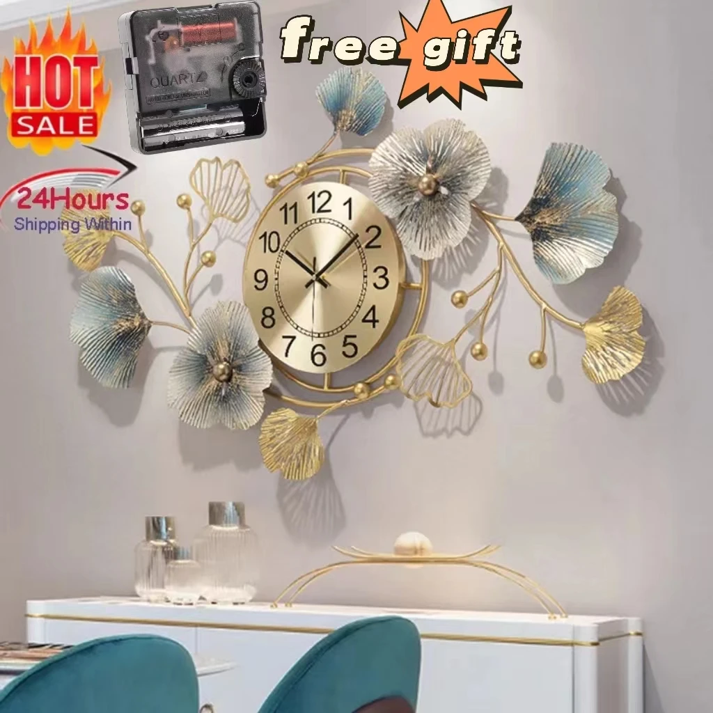 Creative-Luxury-Wall-Clock-for-Living-Room-Dining-Room-Decor-Sofa ...