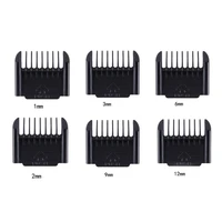 Electric Clipper Accessories,4Pcs Cut Clipper Limit Comb Guide Attachment Size Barber Replacement 1