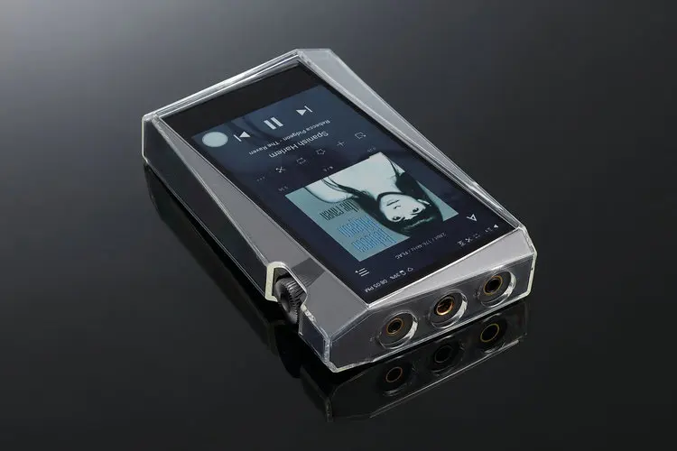 Soft Cover Crystal TPU Clear Case iriver Astell&Kern SR25 MKII Front And Back Screen Protector Tempered Glass music player case