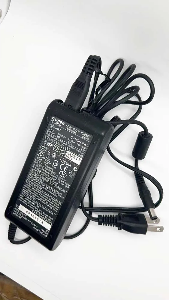

Power Adapter Input 100-240V Output 16V K30227 AD-380U Fits For CANON I70 I80