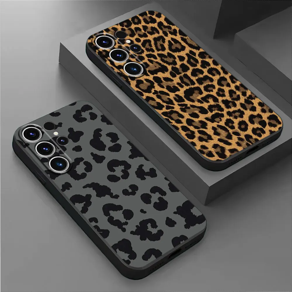 Creative Leopard Print TPU Soft Case - Stylish Protective Shell Cover