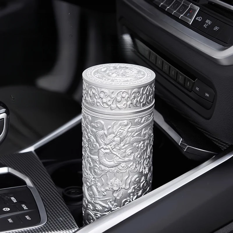 GIANXI Silver Thermos Cup Chinese Palace Style Gifts High