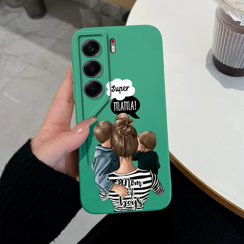 Premier Luxury Floral Patterns Liquid Silicone Scratch Resistant Phone Case