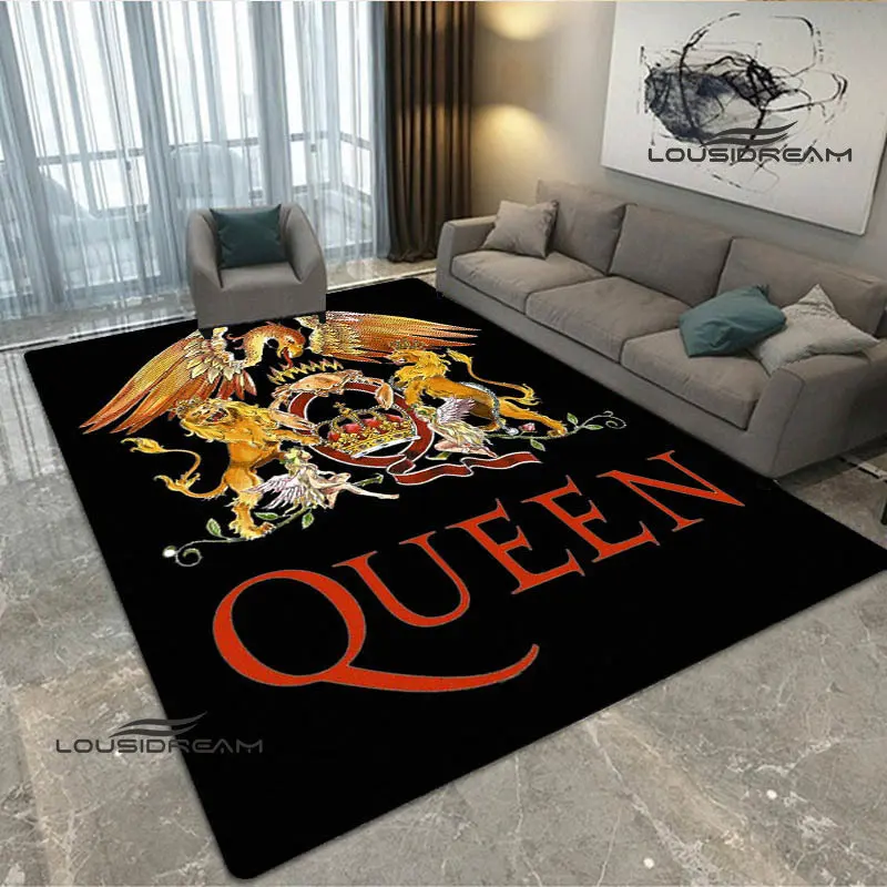 

Ковер для пикника с принтом Queen band, красивый нескользящий ковер для гостиной и спальни, реквизит для фотосъемки, подарок на день рождения