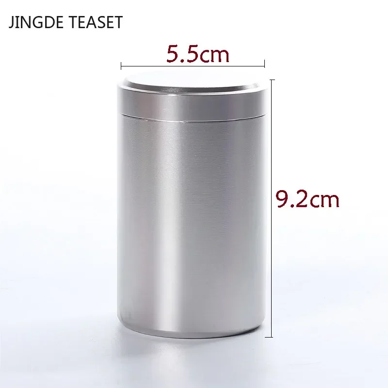 Mini Metal Tea Caddy sealed storage tank Portable travel Tea Boxes tea tin containers coffee canister Kitchen Spice Candy jar