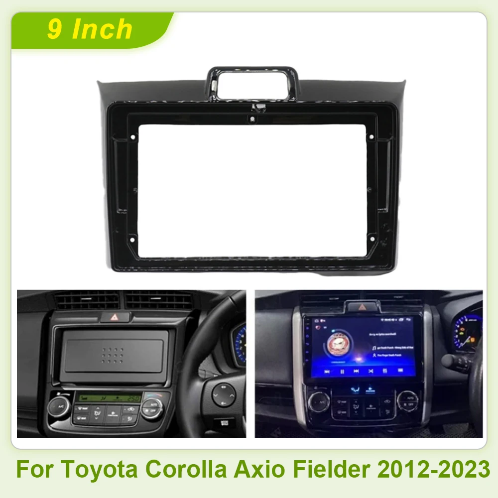 Axio Inner Frame 9 Inch 2DIN Car Frame Fascia Adapter For Toyota Corolla Axio Fielder ...