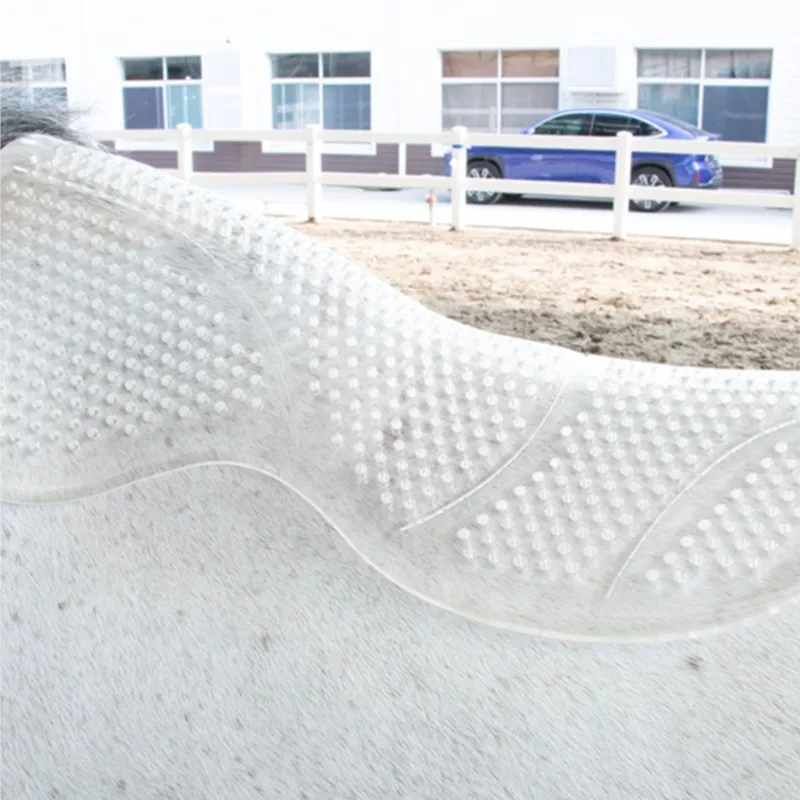 Silicone Saddle Pad, Equestrian Anti Slip Shock-absorbing Balance Pad, Horse Equipment Equestrian Sports ציוד לסוסים