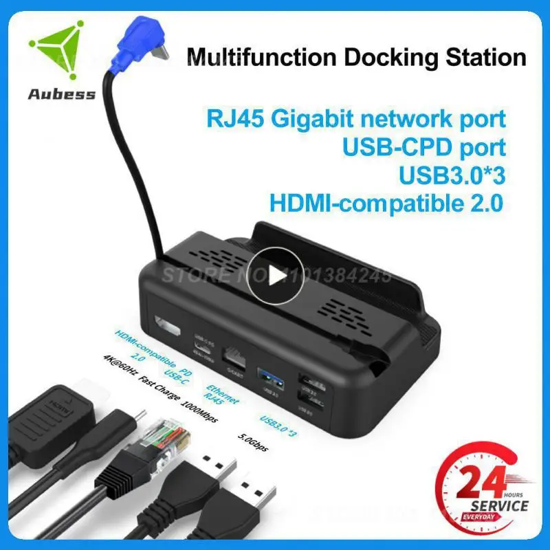 

Подставка для док-станции с разъемом RJ45, 4K, HDMI