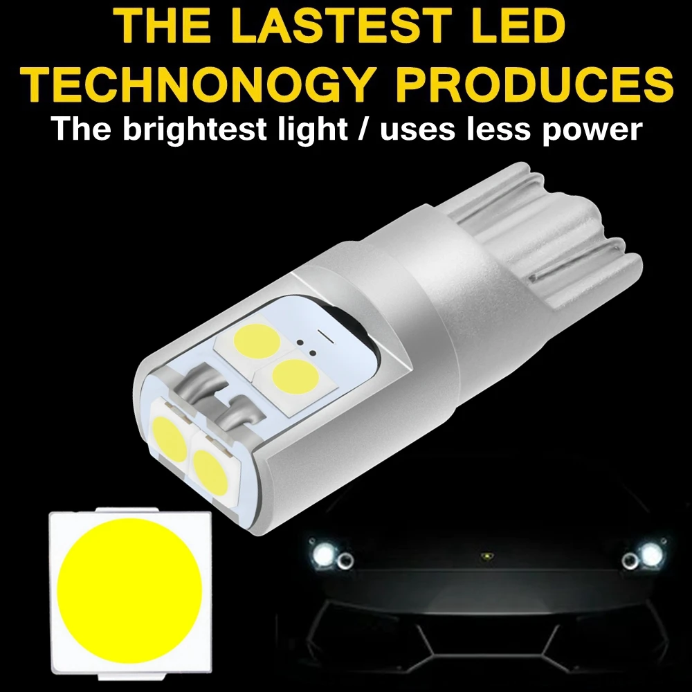 ���� �����Ʈ LED ���� ����, �ڵ��� �� ������, WY5W �ڵ� �� ���̵� ����Ʈ, ������ ȭ��Ʈ, ����, ���ο�, ũ����Ż ����, T10, W5W, 2 ��