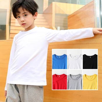 Kids Cotton Long Sleeve T-Shirt 1