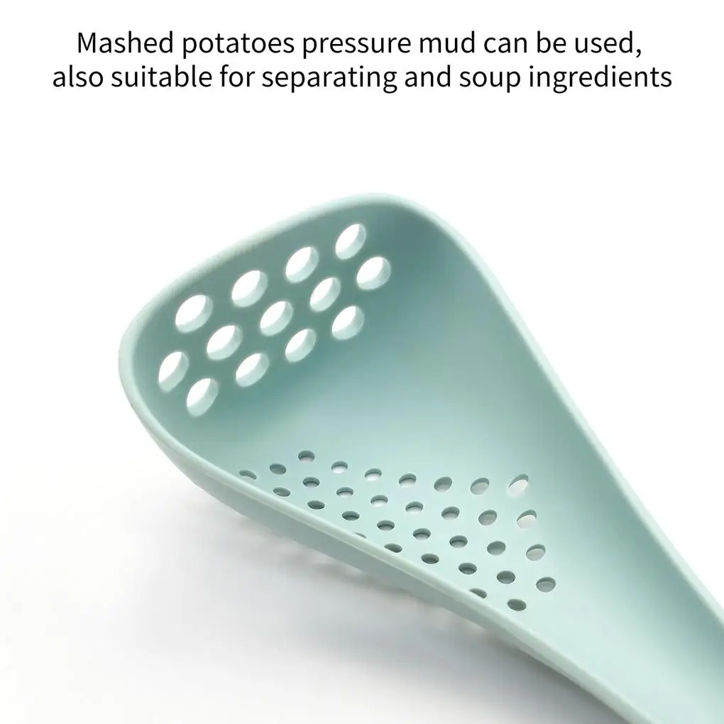 Potato Masher Hand-held Slotted Spoon Smooth Colander Household Gadgets