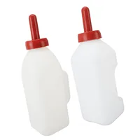 Calf Nursing Feeding Supplies Calf Feeding Bottle  Durability Leakproof 2L Silicone Nipple Thicken with Handle for Farm 1