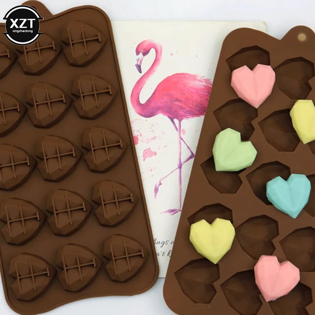 1pc Heart Silicone Molds for Baking - Chocolate Molds Silicone