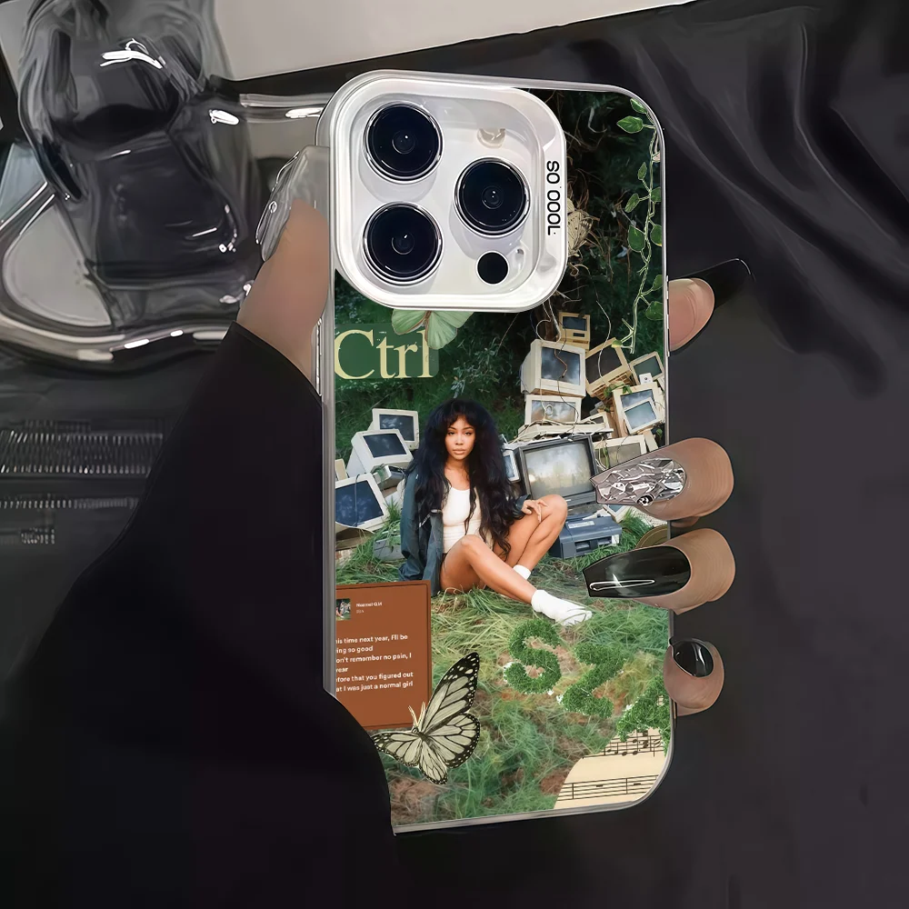 Vibrant SZA-Inspired Protective Phone Case - Artistic IMD Color Design