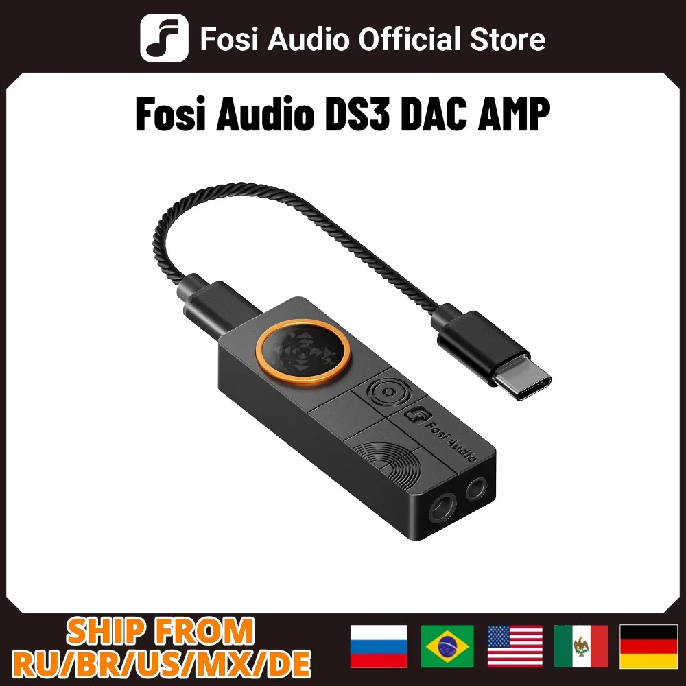 Fosi Audio DS3 - компактный USB DAC и усилитель для наушников