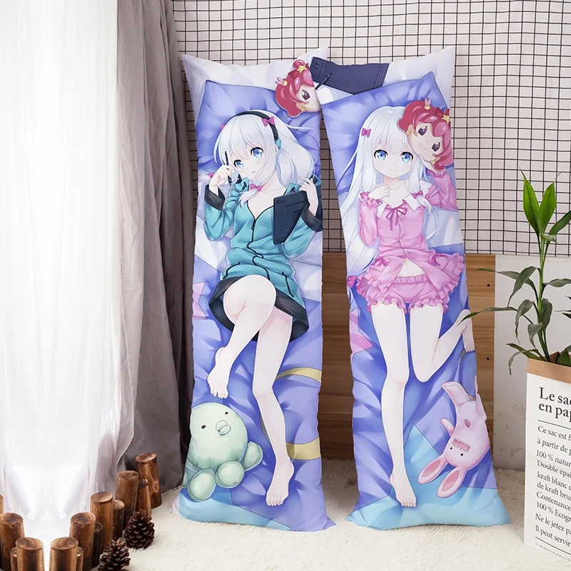 

Custom 2 Way Soft Polyester Japanese Anime Decorative Pillow Case Dakimakura Cushion Cover 150*50cm body pillow cover otaku loli