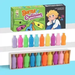 Vibrant Color Matching Puzzle Game Set - Memory & Logic Skill Builder, Perfect for Gatherings & Christmas Gifts (1 Set)