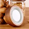 Glass Storage Containers,High Borosilicate Glass Jars Kitchen Food Canisters with Acacia Wood Lids for Coffee Beans/Sugar/Nuts 6