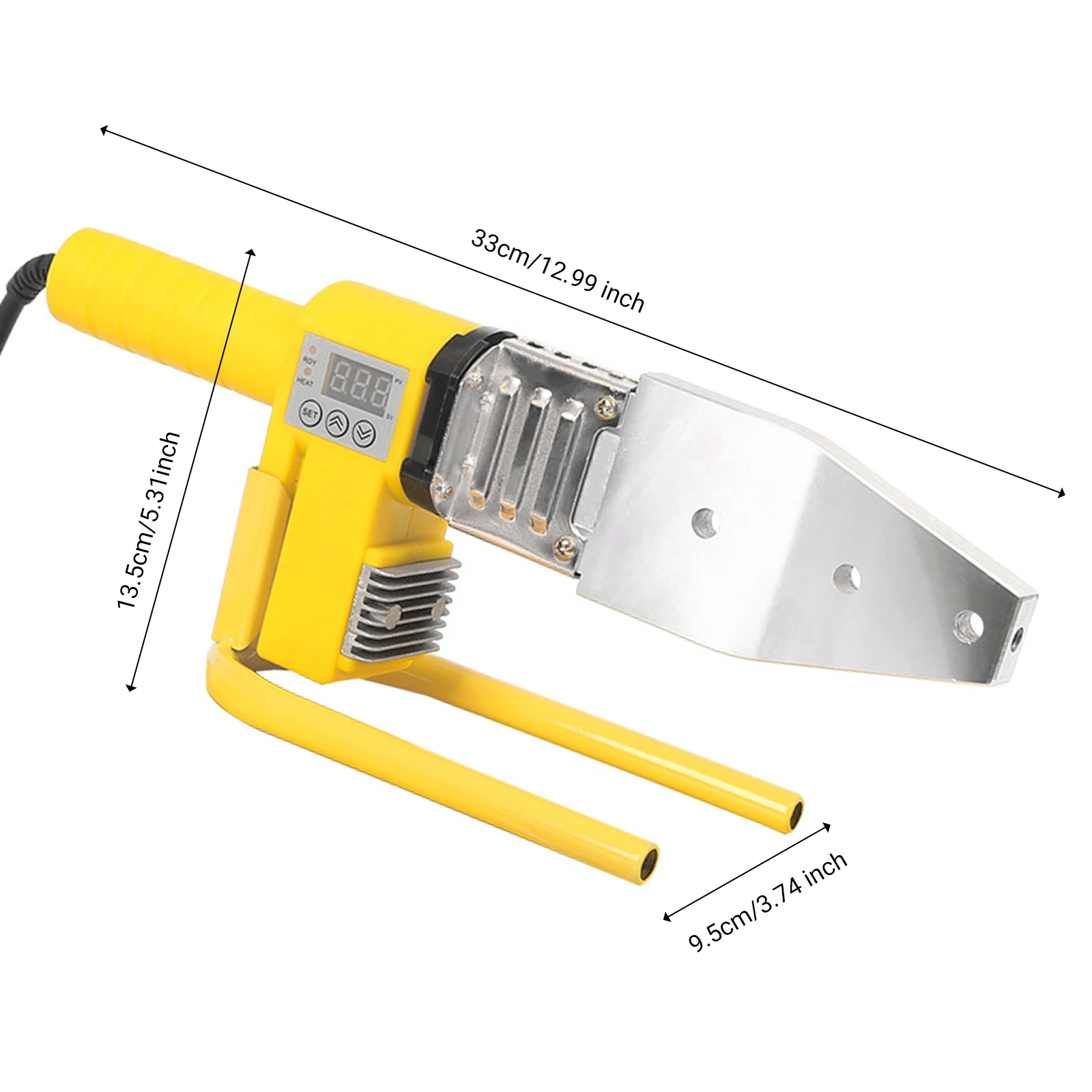 Podofo 800W Rohrschweißgerät Rohrschweißset Eisen PB/PP/PE/PPR Rohrschweißwerkzeuge Hauswasserrohr Kunststoffschweißwerkzeuge – Detail 7