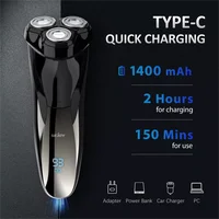 SEJOY 3D Electric Shaver Wet &Dry Rotary Shavers Pop-up Trimmer Waterproof Gifts 2