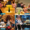 Wireless Bottle Table Lamp Touch Control of 3 Colors and Stepless Dimmable Desk Night Lamp for Bar Wine Bottles Vases Light 4