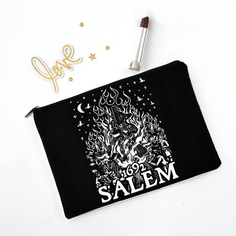 Funny witch  Printing Cosmetic Organizer Bag Make Up Cosmetic Bag Fashion Women's Bag Makeup Bag Multifunction Pencil Cases 2