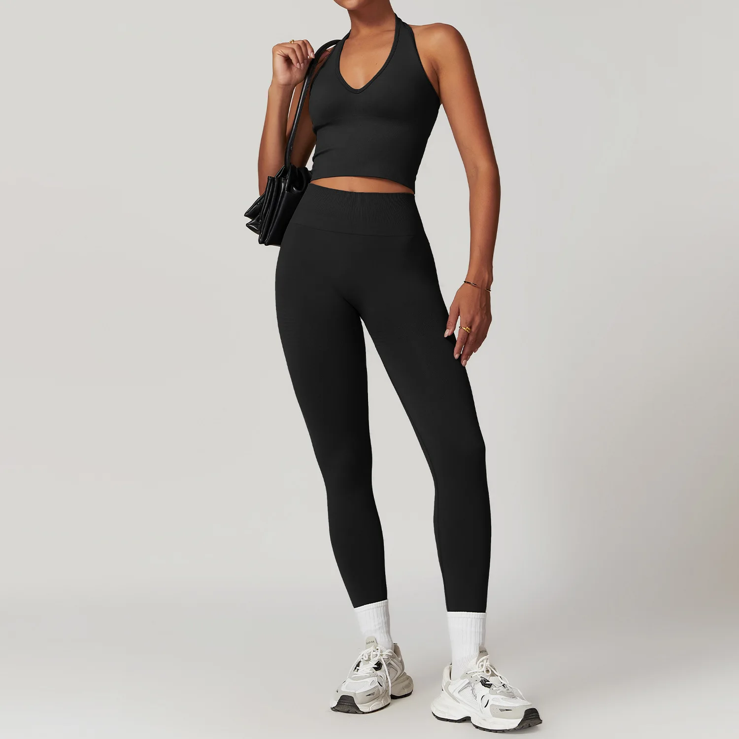2pcs Seamless Yoga Set Gym Clothes Athletic Wear Yoga Suits For Women Fitness Set Tracksuits Sports Bra Gym Leggings Sportswear 3