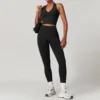 2pcs Seamless Yoga Set Gym Clothes Athletic Wear Yoga Suits For Women Fitness Set Tracksuits Sports Bra Gym Leggings Sportswear 3