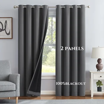 Blackout Window Curtains – 2pcs 1