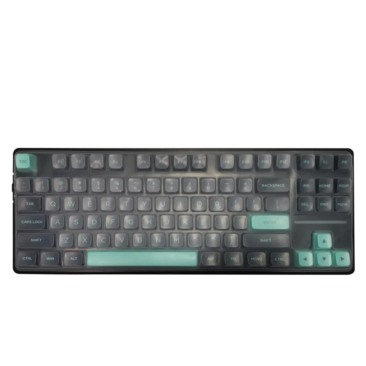 VGN V87 / VGN V87 Pro 기계식 무선 블루투스 게임용 키보드 용 투명 실리콘 키보드 커버 보호대 스킨