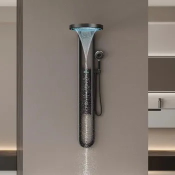 ชุดฝักบัวสแตนเลสพร้อมเทอร์โมสตัทแบบ LED ระบบฝักบัวอาบน้ำแบบเรนชาวเวอร์ 1