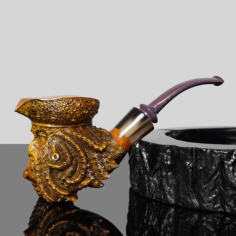 MUXIANG Hand Carved Pirate Captain Davy Jones Pipe - MUXIANG Pipe Shop