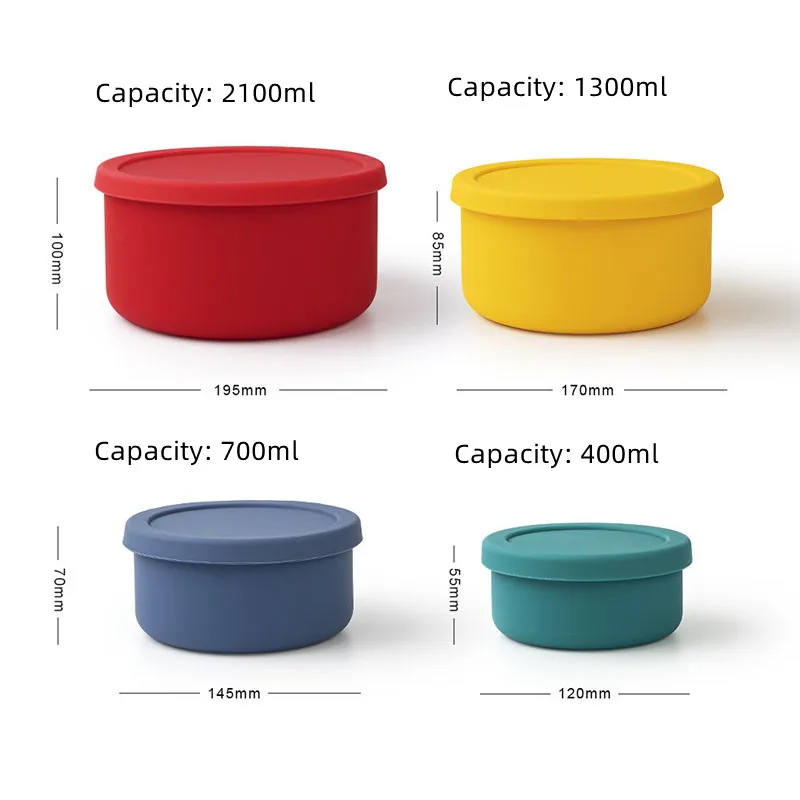 Silicone Round Food Container