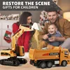New Children RC Car Remote Control Car Toys For Boys Radio Control Excavator Dump Truck Bulldozer Electric Car Kids Toys Gifts 1