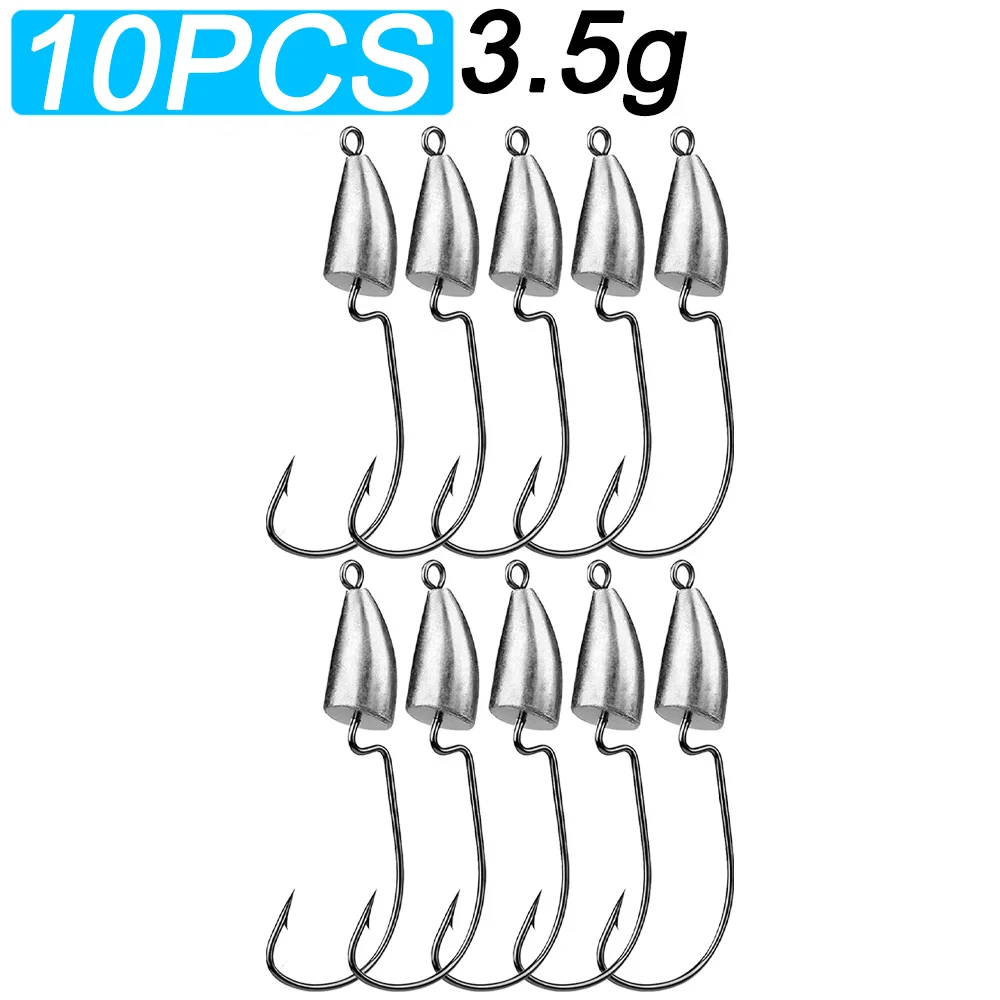  slider image of 10PCS Metal Jig Head