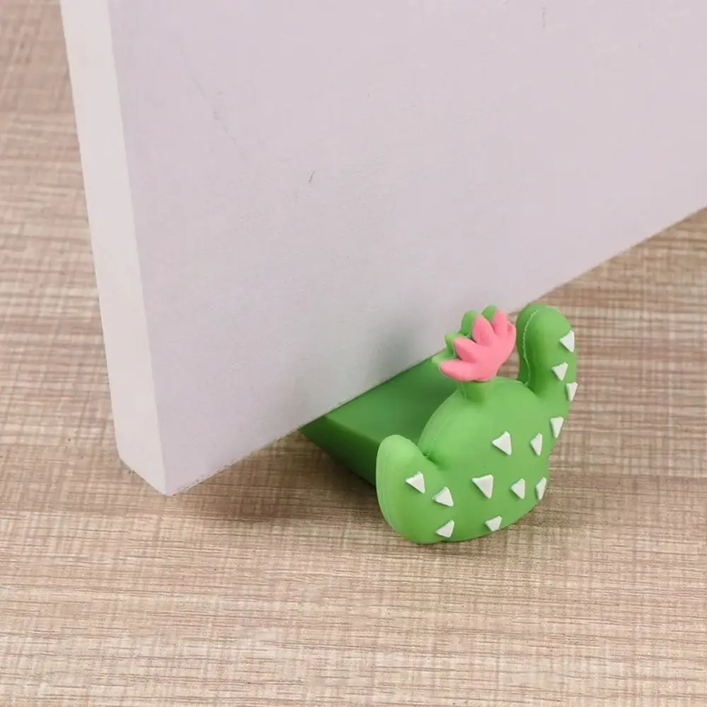 Silicone Door Stop Block Wedge Doorstops Door Handle Stopper Doorstop Floor Holder Reusable Anti-collision Stopper